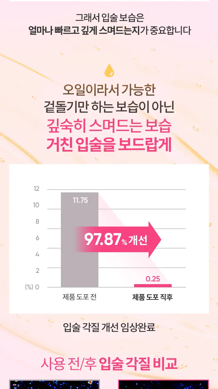 [24시간보습] 바닐라코 하이드레이팅 립 오일 7.5g 6종 (투명/컬러) 상세페이지 9